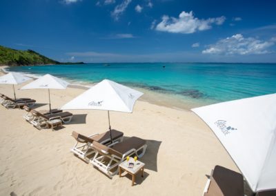 BEACH BLEU EMERAUDE GRAND CASE UMBRELLAS